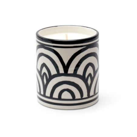 BOUGIE ATLAS NOIR -S - ORANGE SPICE - COTÉ BOUGIE