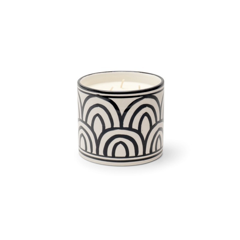 BOUGIE ATLAS NOIR - M - ORANGE SPICE - COTÉ BOUGIE