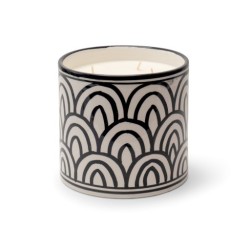 BOUGIE ATLAS NOIR - L - ORANGE SPICE - COTÉ BOUGIE