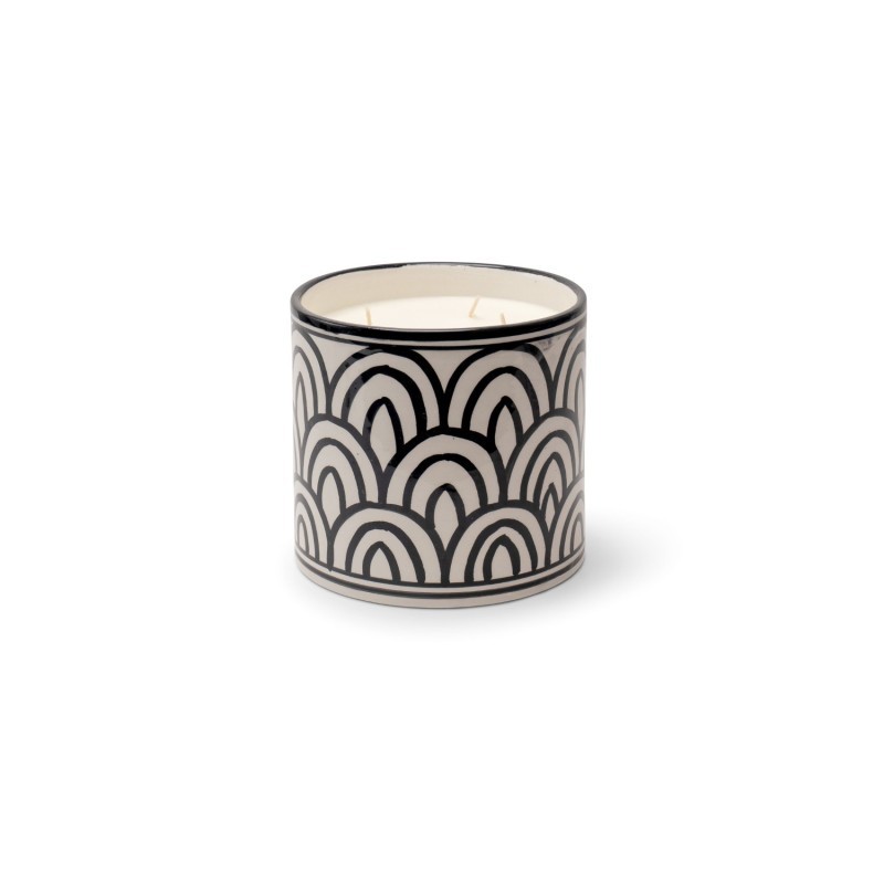 BOUGIE ATLAS NOIR - L - ORANGE SPICE - COTÉ BOUGIE