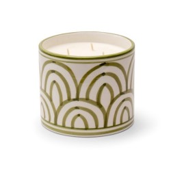 BOUGIE ATLAS KAKI - M - MENTHE & THÉ - COTÉ BOUGIE