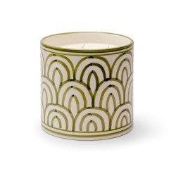BOUGIE ATLAS KAKI - L - MENTHE & THÉ - COTÉ BOUGIE