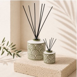 DIFFUSEUR ATLAS KAKI - 500ml - MENTHE & THÉ - COTÉ BOUGIE