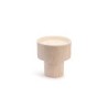 BOUGIE COUPE STRIEE BLANCHE - L - FLEUR D'ORANGER -COTE BOUGIE