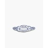 PLAT DE SERVICE OVALE - BLEU/BLANC - LINE UP - SERAX