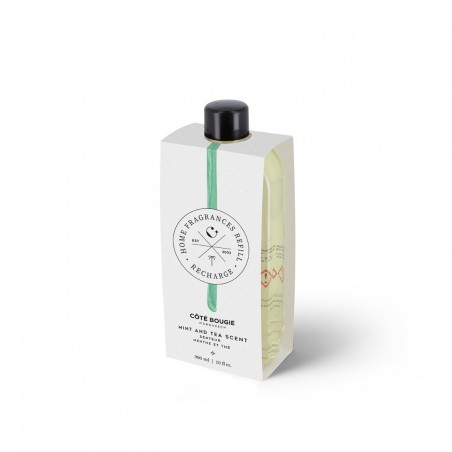 RECHARGE PARFUM 300ML - MENTHE & THE - COTE BOUGIE