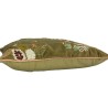 Coussin Kanika Khaki Désert - velours brodé à la main - 50x50 cm - TXP3630200