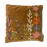 Coussin Kanika Olive Grove - velours brodé à la main  - 50x50 cm - TXP3630500
