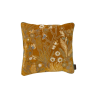 Coussin kanika Golden Sunlight - velours brodé à la main - 50x50 cm - TXP3670400