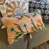 Y2800 - Coussin Suzani 30x50 cm - Jaune-Orange
