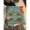 Y3050 - Coussin suzani 50x50 cm- Vert - QUOTE COPENHAGEN