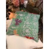 Y3050 - Coussin suzani 50x50 cm- Vert - QUOTE COPENHAGEN