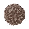COUSSIN CIZZY - ROND D.40 cm - COTON - MARRON - BLOOMINGVILLE