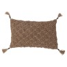 COUSSIN LIONE - COTON - MARRON - 50x30 cm - BLOOMINGVILLE