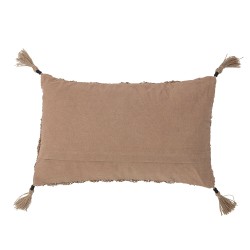 COUSSIN LIONE - COTON - MARRON - 50x30 cm - BLOOMINGVILLE