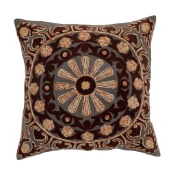 COUSSIN CHINON - MARRON - COTON - 45x45 cm - BLOOMINGVILLE