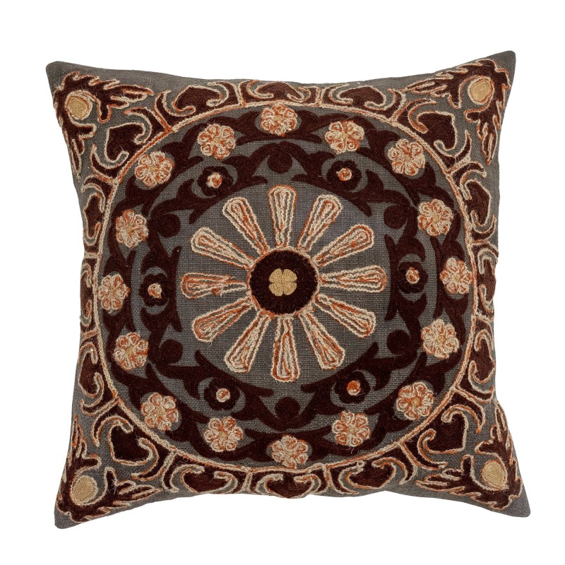 COUSSIN CHINON - MARRON - COTON - 45x45 cm - BLOOMINGVILLE