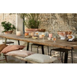 COUSSIN STANFIELD RAYE BRUN/NATUREL - 40x70cm - OLSSON & JENSEN