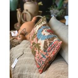 Y2886 - Coussin Suzani 30x50 cm - ROUGE/VIOLET - QUOTE COPENHAGEN