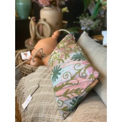 Y2857- Coussin Suzani 30x50 cm - JAUNE/ORANGE - QUOTE COPENHAGEN