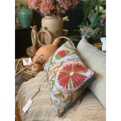 Y2857- Coussin Suzani 30x50 cm - JAUNE/ORANGE - QUOTE COPENHAGEN