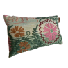 Y2822 - Coussin Suzani 30x50 cm- Vert-Rose-Marron - QUOTE COPENHAGEN