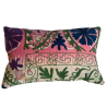 Y2814 - Coussin Suzani 30x50 cm - Rose-Violet-Vert - QUOTE COPENHAGEN