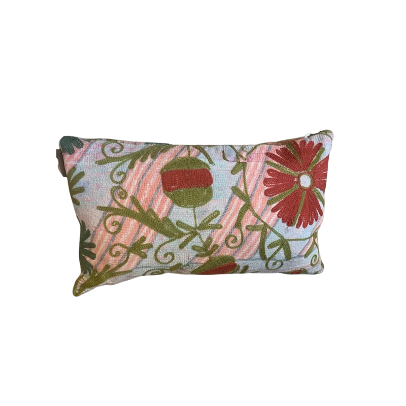 Y2857- Coussin Suzani 30x50 cm - JAUNE/ORANGE - QUOTE COPENHAGEN