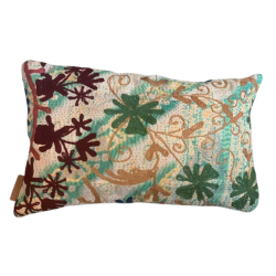 Y2805 - Coussin Suzani 30x50 cm - VERTE - QUOTE COPENHAGEN