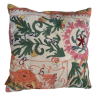 Y3037 - Coussin Suzani 50x50 cm - Beige-Rose-Vert  - QUOTE COPENHAGEN
