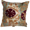 Y3001 - Coussin Suzani 50x50 cm - Beige-Marron-Bordeaux-Vert  - QUOTE COPENHAG
