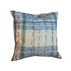 Y2385 - Coussin Fine Q 50x50 cm - Bleu-Turquoise - QUOTE COPENHAGEN