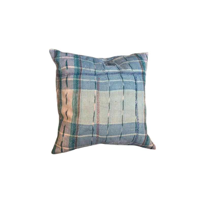 Y2385 - Coussin Fine Q 50x50 cm - Bleu-Turquoise - QUOTE COPENHAGEN