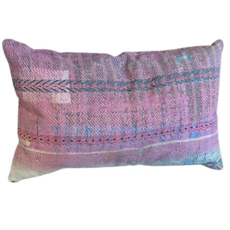 Y1421- Coussin Fine Q - 30x50 cm - Rose-Violet-Bleu - QUOTE COPENHAGEN