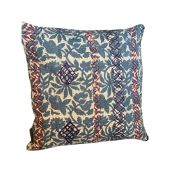 TXP3830201 - Coussin Vintage pearl - BLEU - 50x50 cm -QUOTE COPENHAGEN