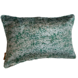 C108043 - Coussin en soie  - Vert Turquoise - 60x40 cm - QUOTE COPENHAGEN