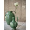 PETIT VASE AVEC POIGNEE LUZ - EMAILLE VERT CLAIR - NOORI