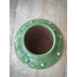 GRAND VASE MONG - EMAILLE VERT - NOORI