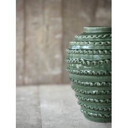 GRAND VASE DURI - EMAILLE VERT - NOORI