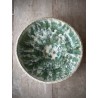 GRANDE ASSIETTE RONDE SAC - VERT ET BEIGE EMAILLE - NOORI