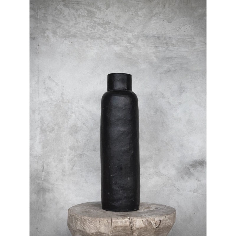 VASE DAFNE - LARGE - BLACK ANTIQUE - NOORI