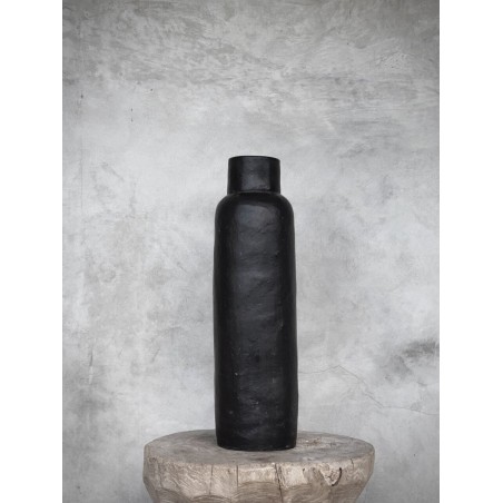VASE DAFNE - LARGE - BLACK ANTIQUE - NOORI