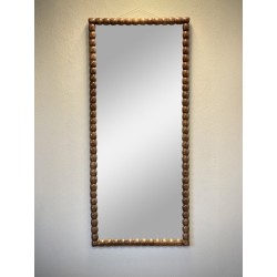 HIM004LW - KISH GRAND MIROIR NOYER CLAIR - L.63,5xH.152 cm - NOORI