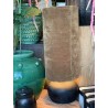 LAMPE DE TABLE BURU NOIRE AVEC ABAT JOUR EN VELOURS TAUPE - NOORI