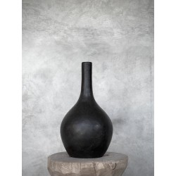 VASE BESI - SMALL - BLACK ANTIQUE-NOORI