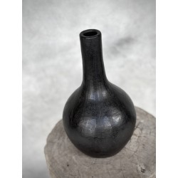 VASE BESI - SMALL - BLACK ANTIQUE-NOORI