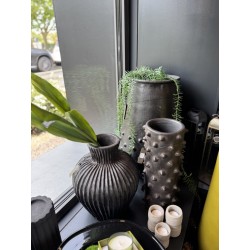VASE ZOEY - NOIR ANTIQUE - NOORI
