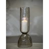 VASE BOUGEOIR EN VERRE FUME - MADU - NOORI