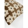 Coussin Daisy velours Brun - 40x60 cm