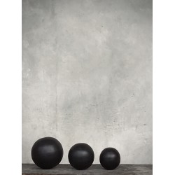 LOT DE 3 BOULES EN BOIS - EARTH - BLACK ANTIQUE - NOORI